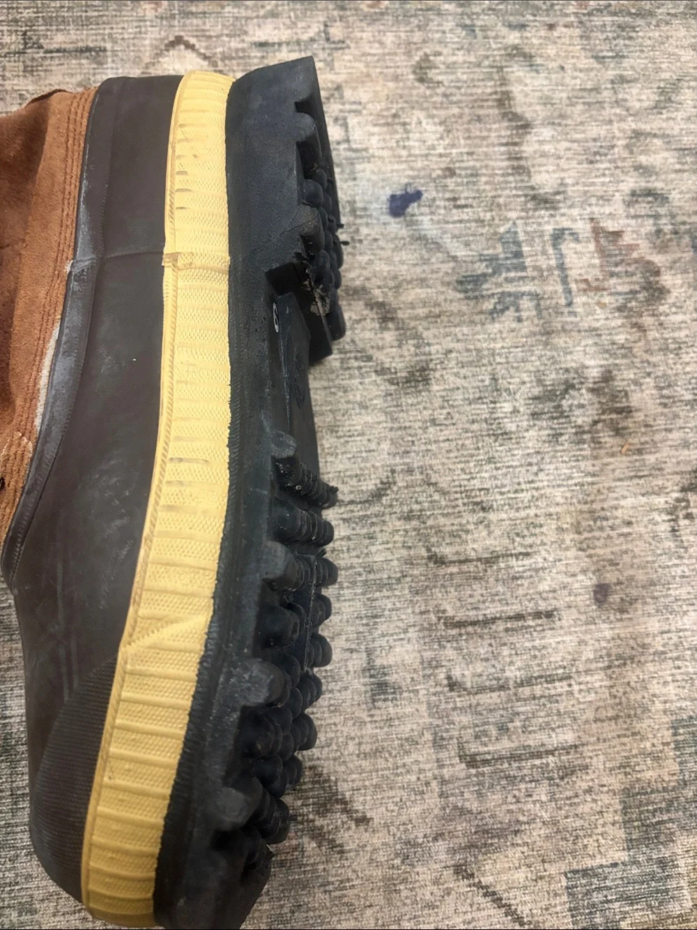 Sorel Brown and Dark Brown Waterproof Lace-Up Winter Boots